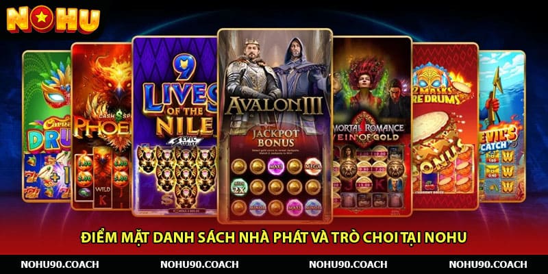 Điểm mặt danh sách nhà phát và trò choi tại Nohu